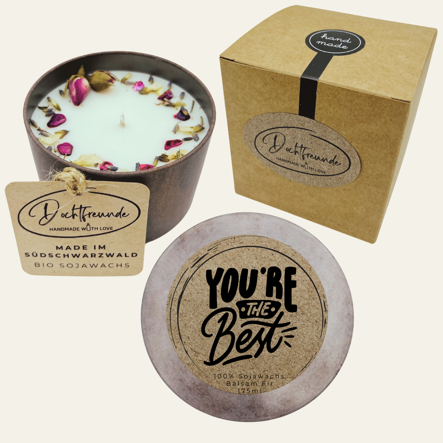 Personalisierte Duftkerze „You're the Best“