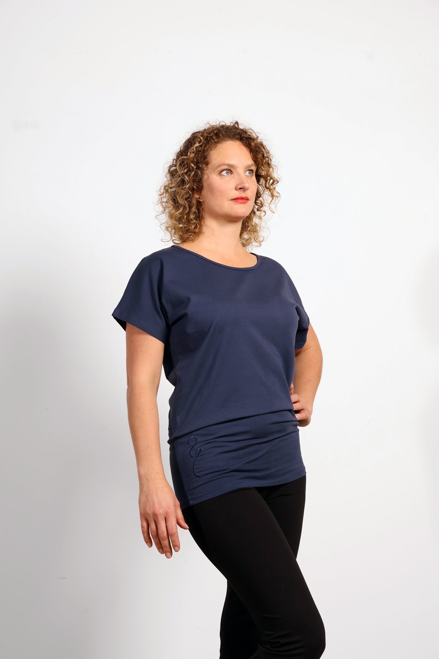 Cephei T-shirt — Mercerized Organic Cotton Batwing Yoga T-shirt