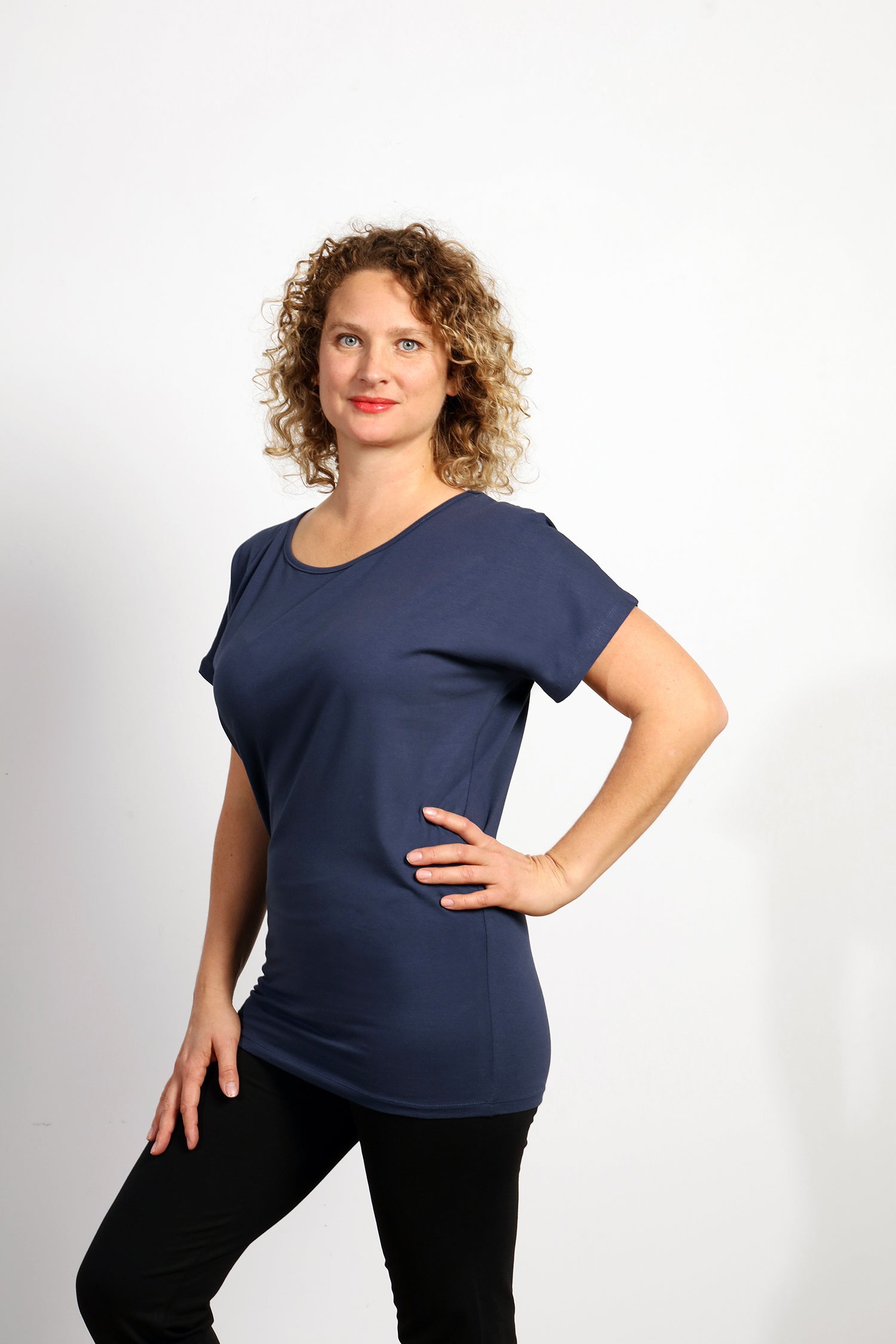 Cephei T-shirt — Mercerized Organic Cotton Batwing Yoga T-shirt