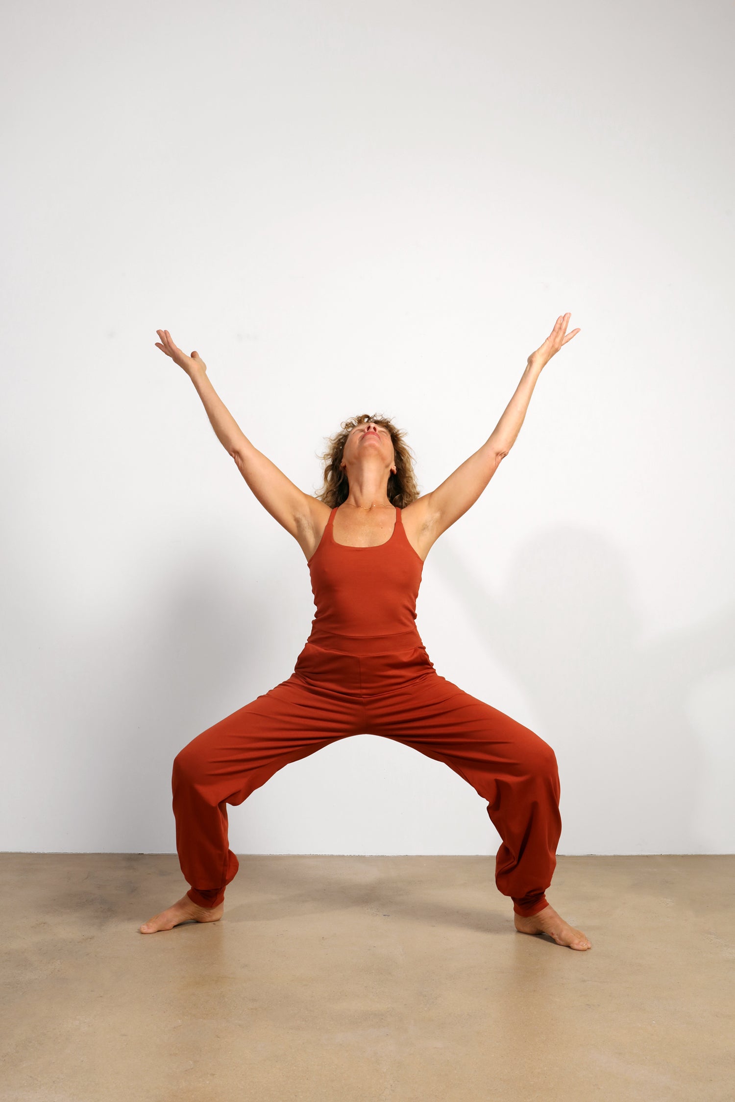 Nashira Jumpsuit — Mercerized Organic Cotton Yoga Jumpsuit, One-Piece Comfort