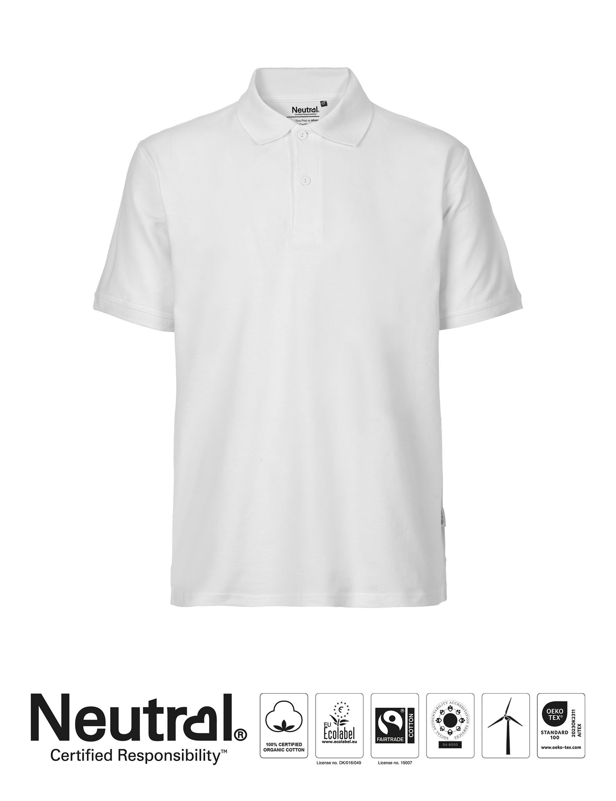 Mens Classic Polo - White