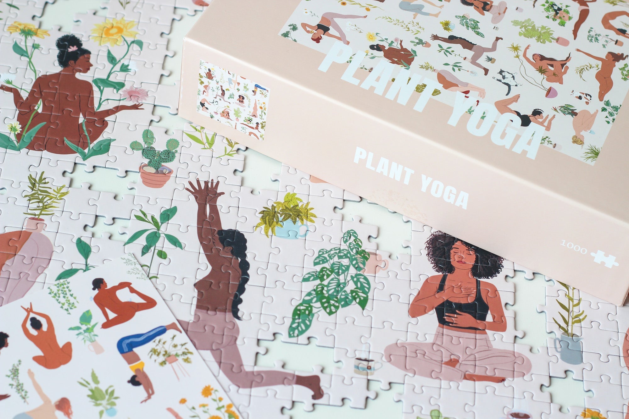 Piecely Plant Yoga Puzzle, 1000 Teile