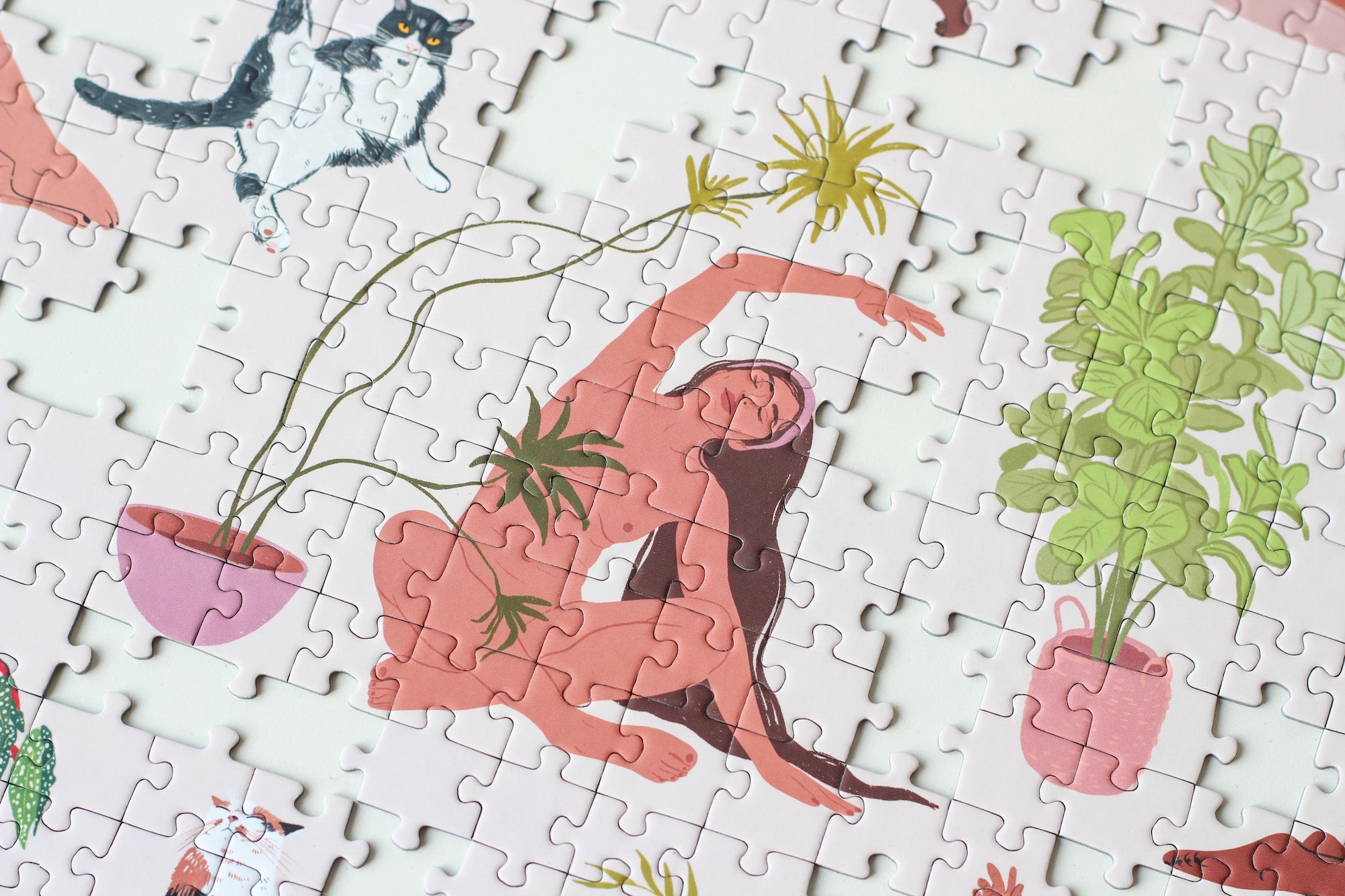 Piecely Plant Yoga Puzzle, 1000 Teile