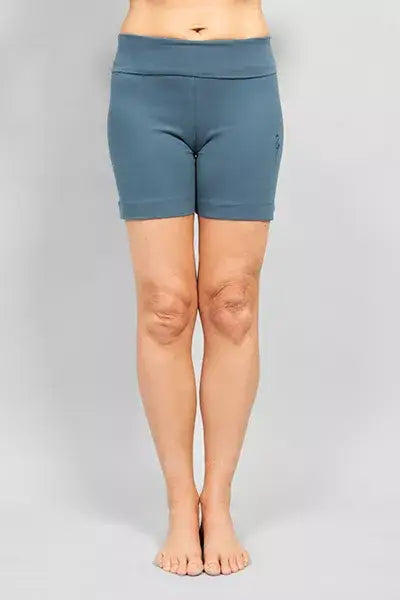 Sohang Yoga Short — Organic Cotton Yoga Short with Foldable Waistband