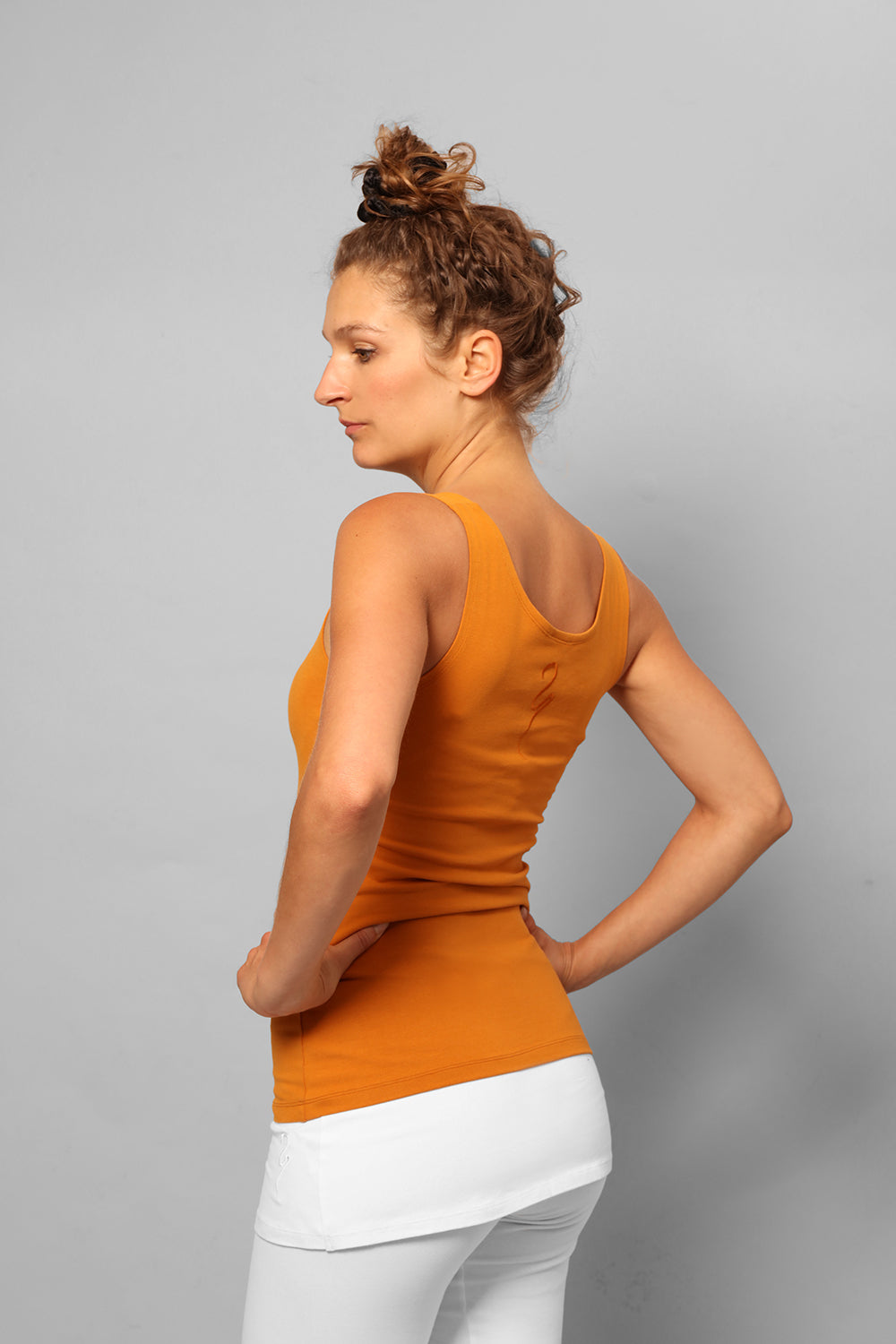 Sohang Yoga Top — Close-Fit Organic Cotton Longline Top