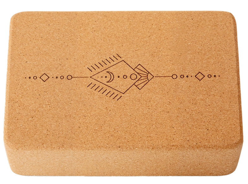 Yoga Block aus portugiesischem Kork in vielen Designs