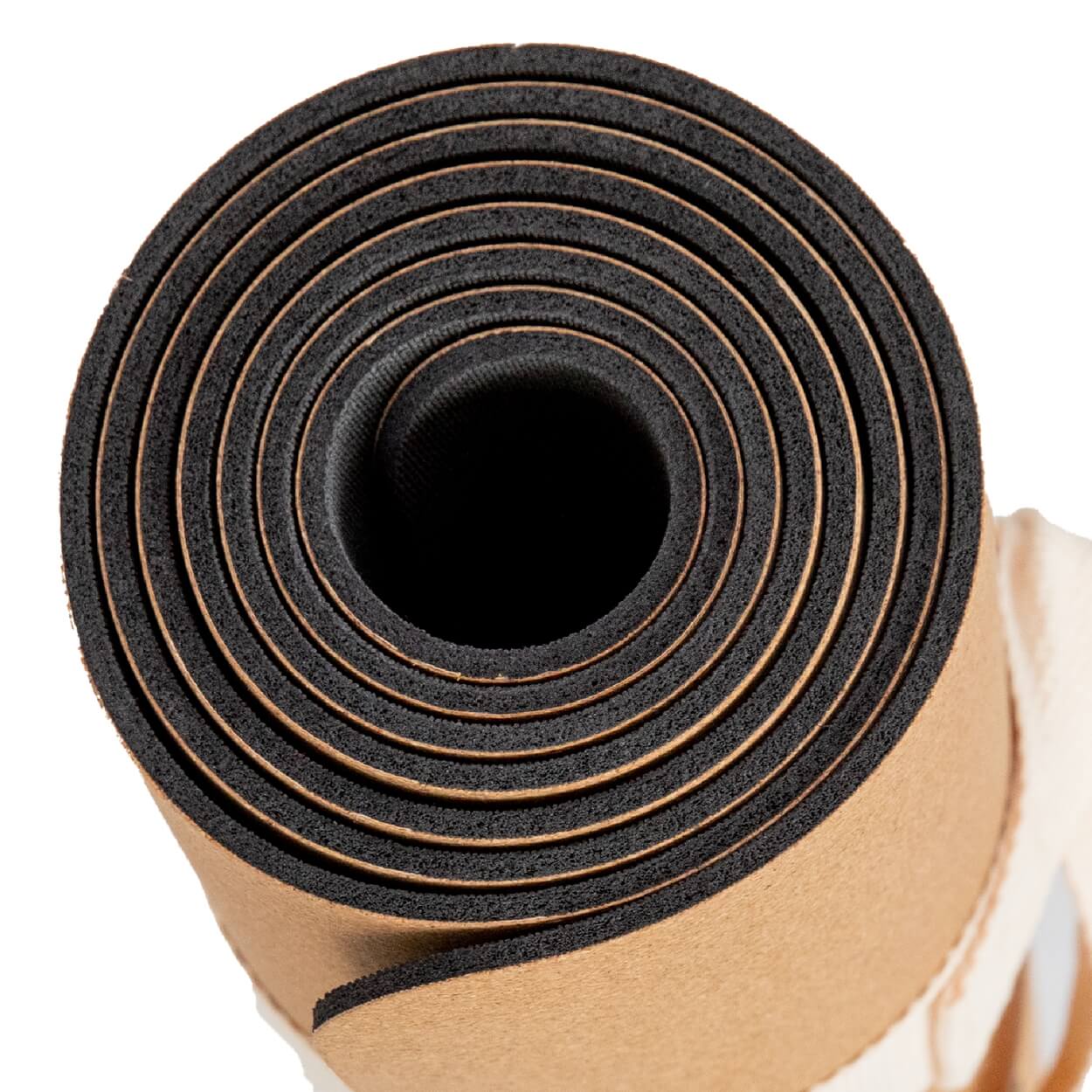 Yogamatte Kork: 100% natürlich | Portugal-Kork & Kautschuk | mit Schutzhülle