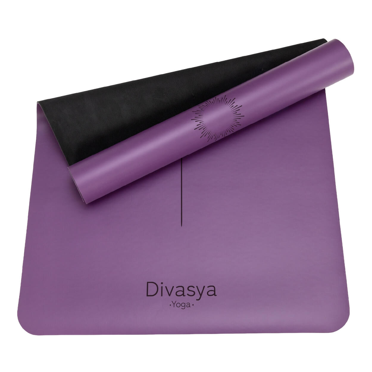 Yogamatte rutschfest | Kautschuk | 9 Yoga-Designs | DIVASYA®