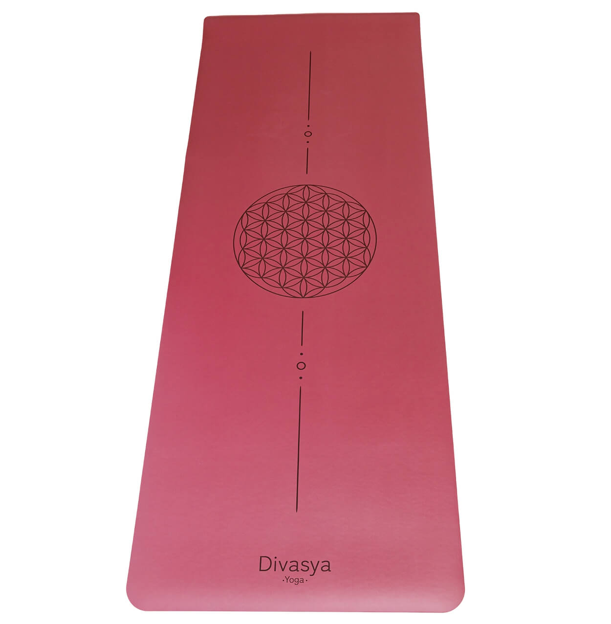 Yogamatte rutschfest | Kautschuk | 9 Yoga-Designs | DIVASYA®
