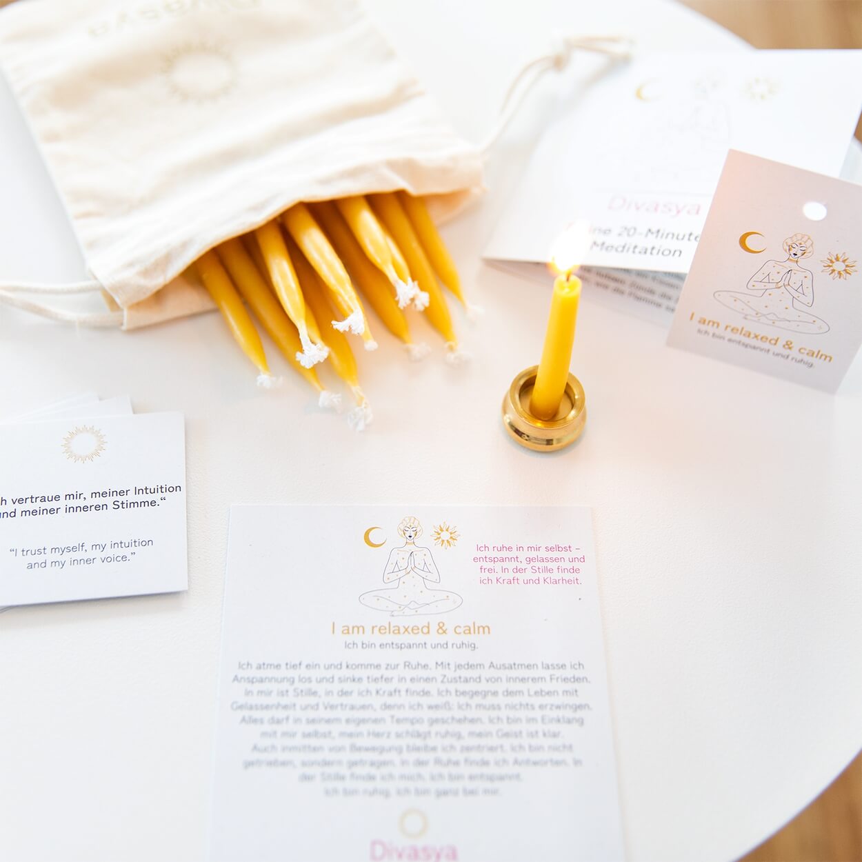 20-Minuten-Kerzen | I am mindful & focused