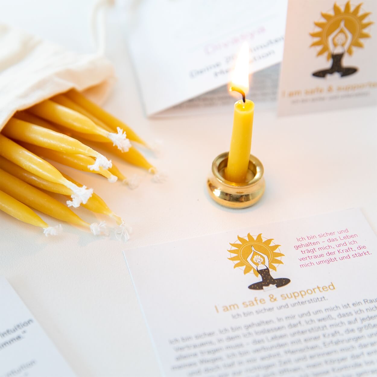 20-Minuten-Kerzen | I am connected & empowered