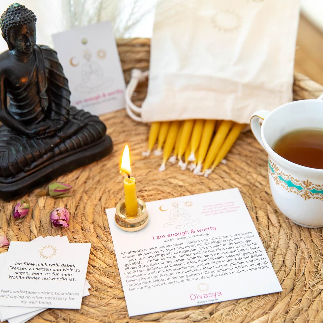 20-Minuten-Kerzen | I am connected & empowered