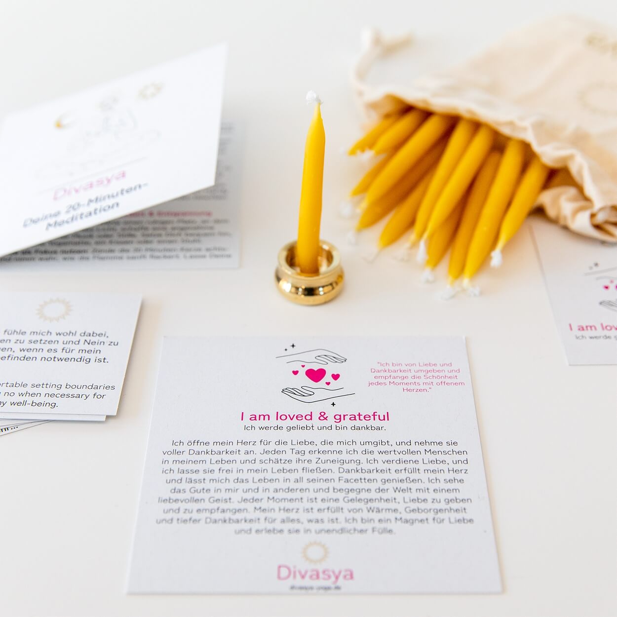20-Minuten-Kerzen | I am connected & empowered