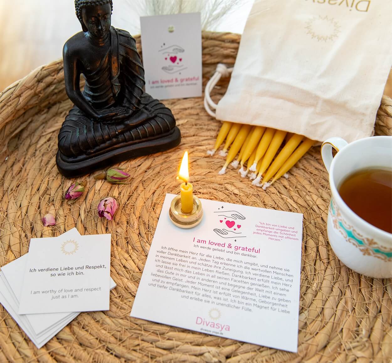 20-Minuten-Kerzen | I am balanced & aligned