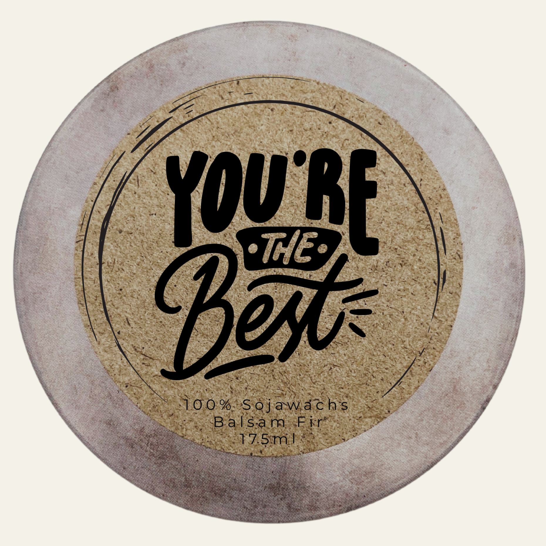 Personalisierte Duftkerze „You're the Best“