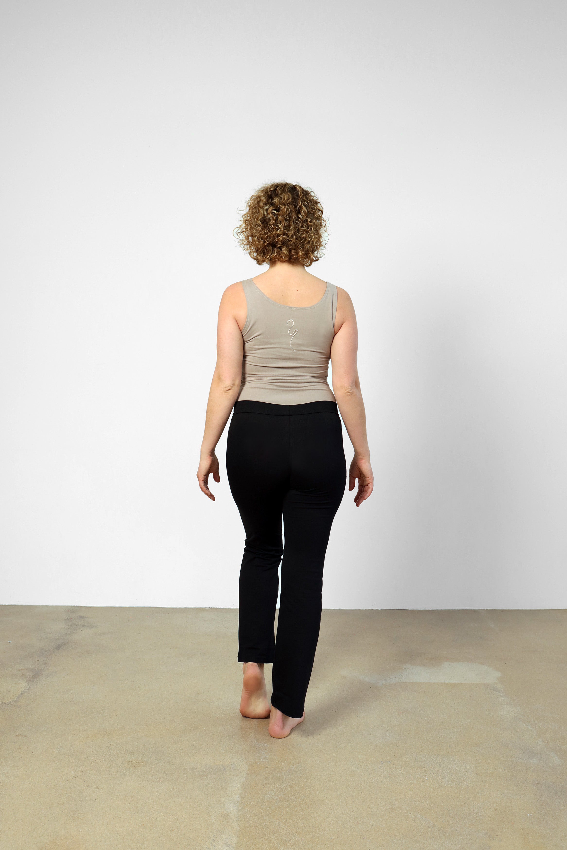Ankaa Pants — Straight-Leg Mercerized Organic Cotton Yoga Pants