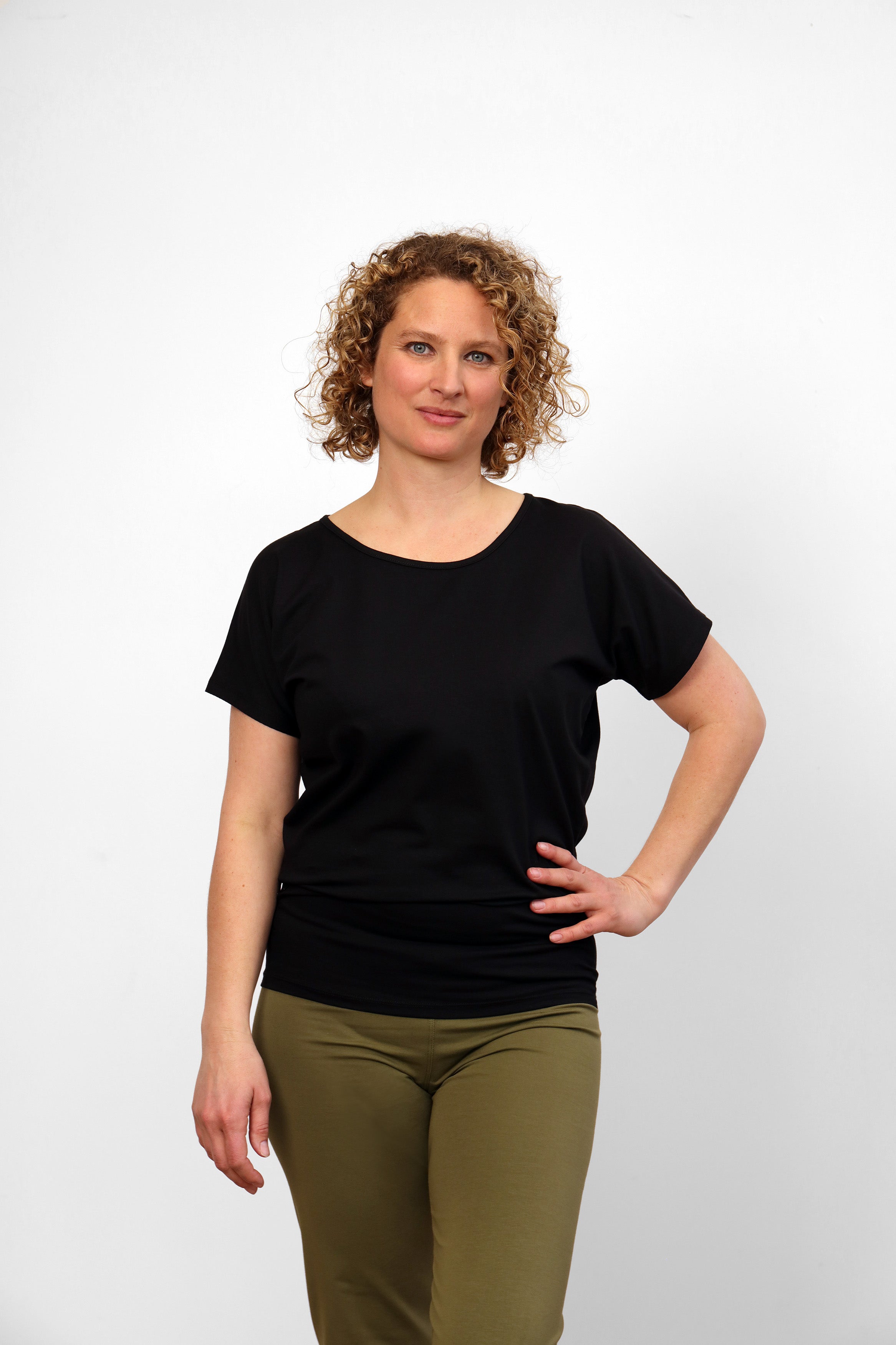 Cephei T-shirt — Mercerized Organic Cotton Batwing Yoga T-shirt