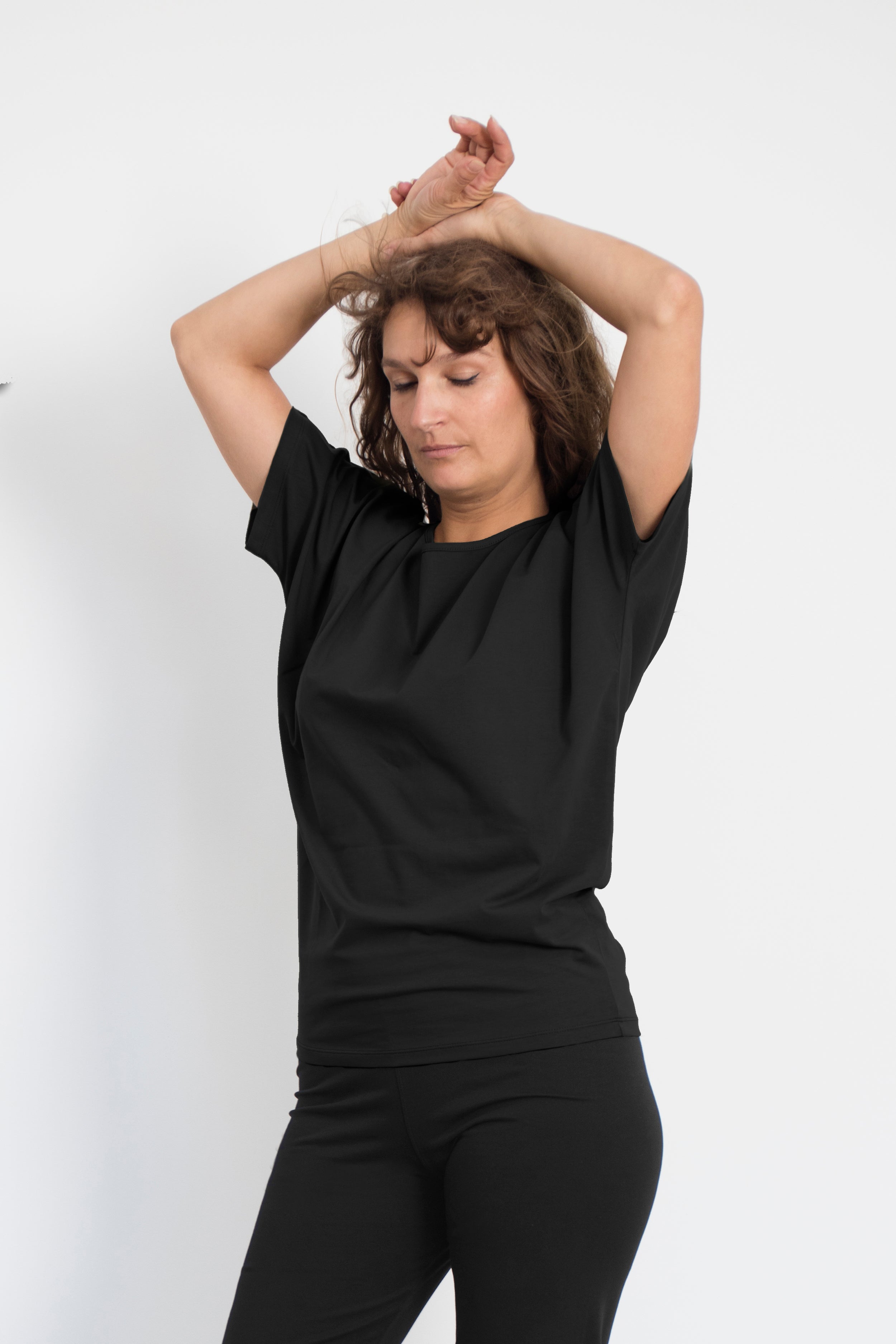 Cephei T-shirt — Mercerized Organic Cotton Batwing Yoga T-shirt