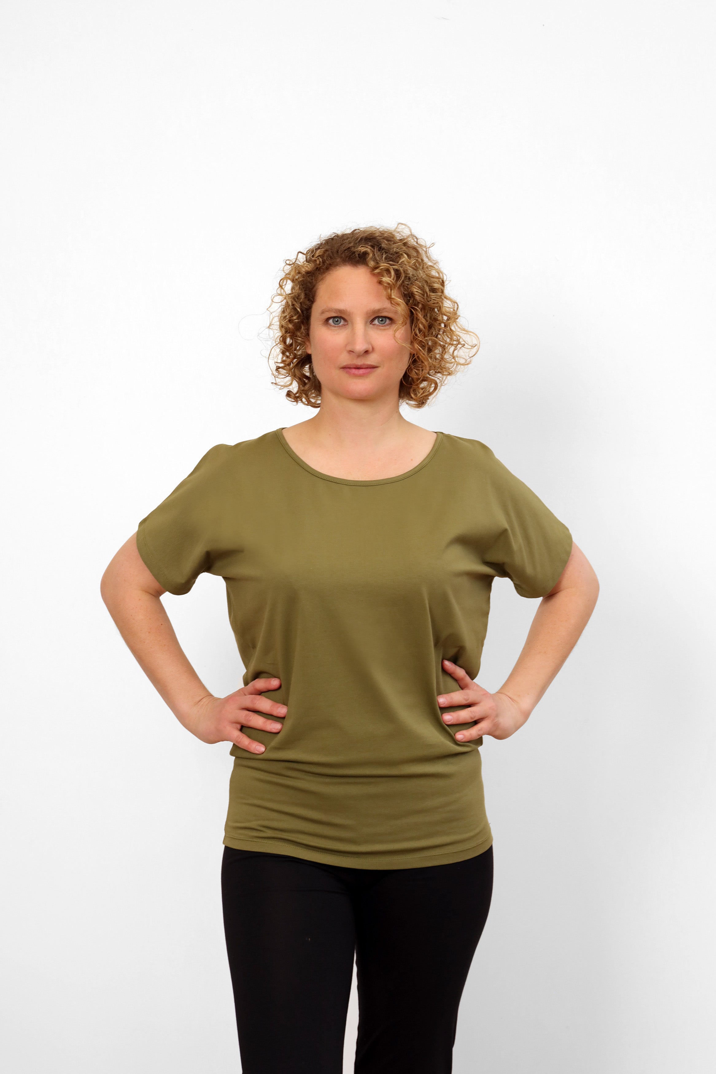 Cephei T-shirt — Mercerized Organic Cotton Batwing Yoga T-shirt