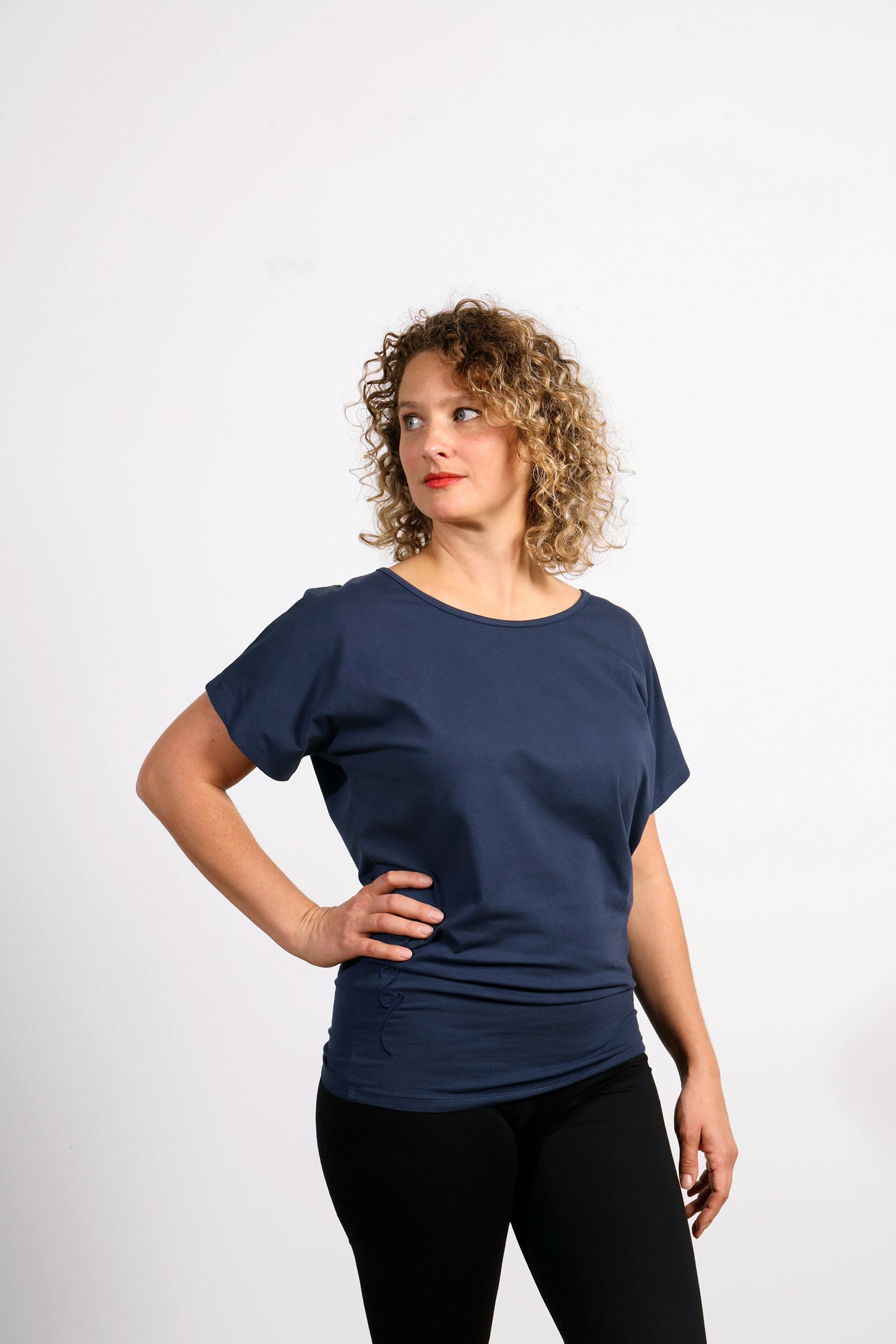 Cephei T-shirt — Mercerized Organic Cotton Batwing Yoga T-shirt