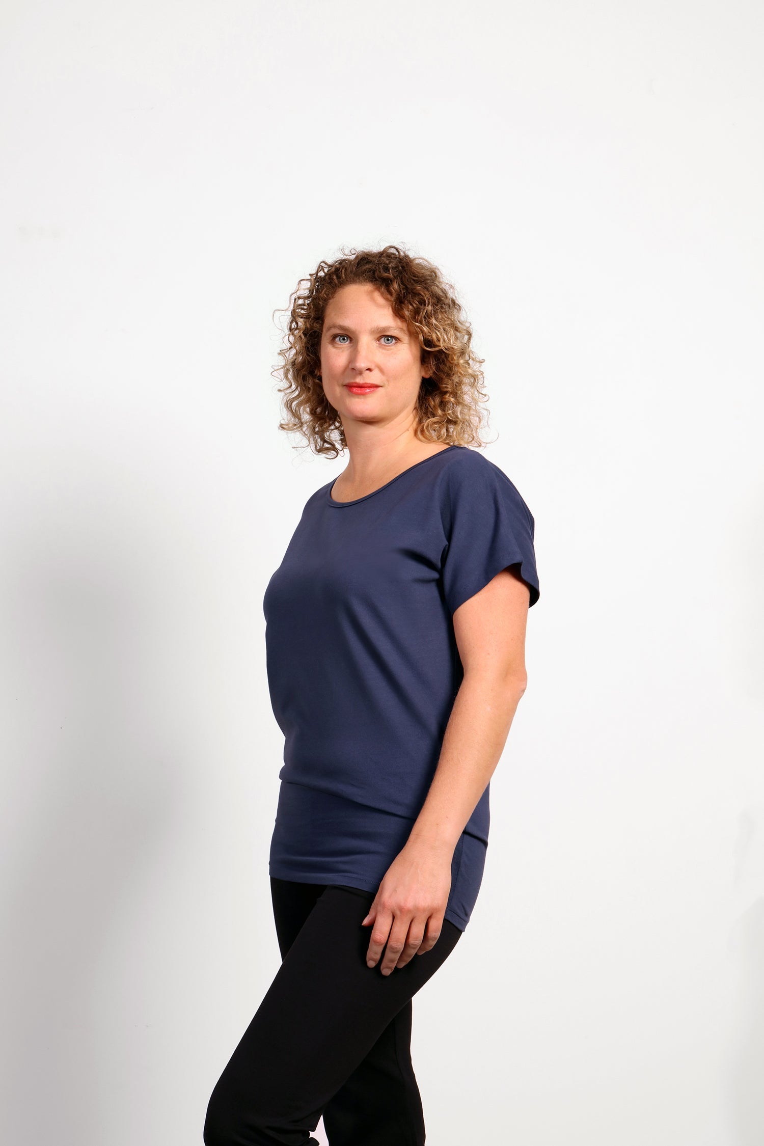 Cephei T-shirt — Mercerized Organic Cotton Batwing Yoga T-shirt