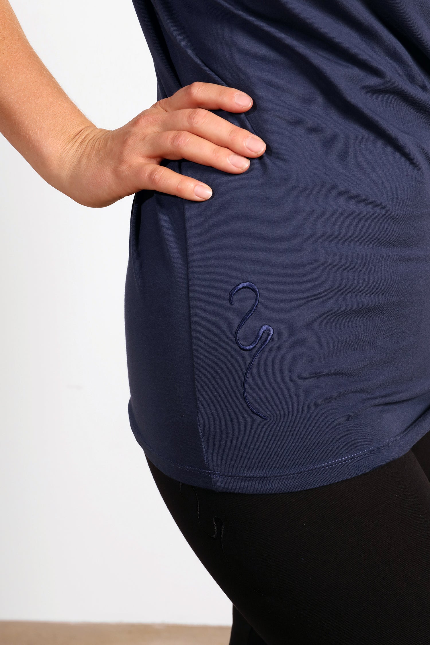 Cephei T-shirt — Mercerized Organic Cotton Batwing Yoga T-shirt