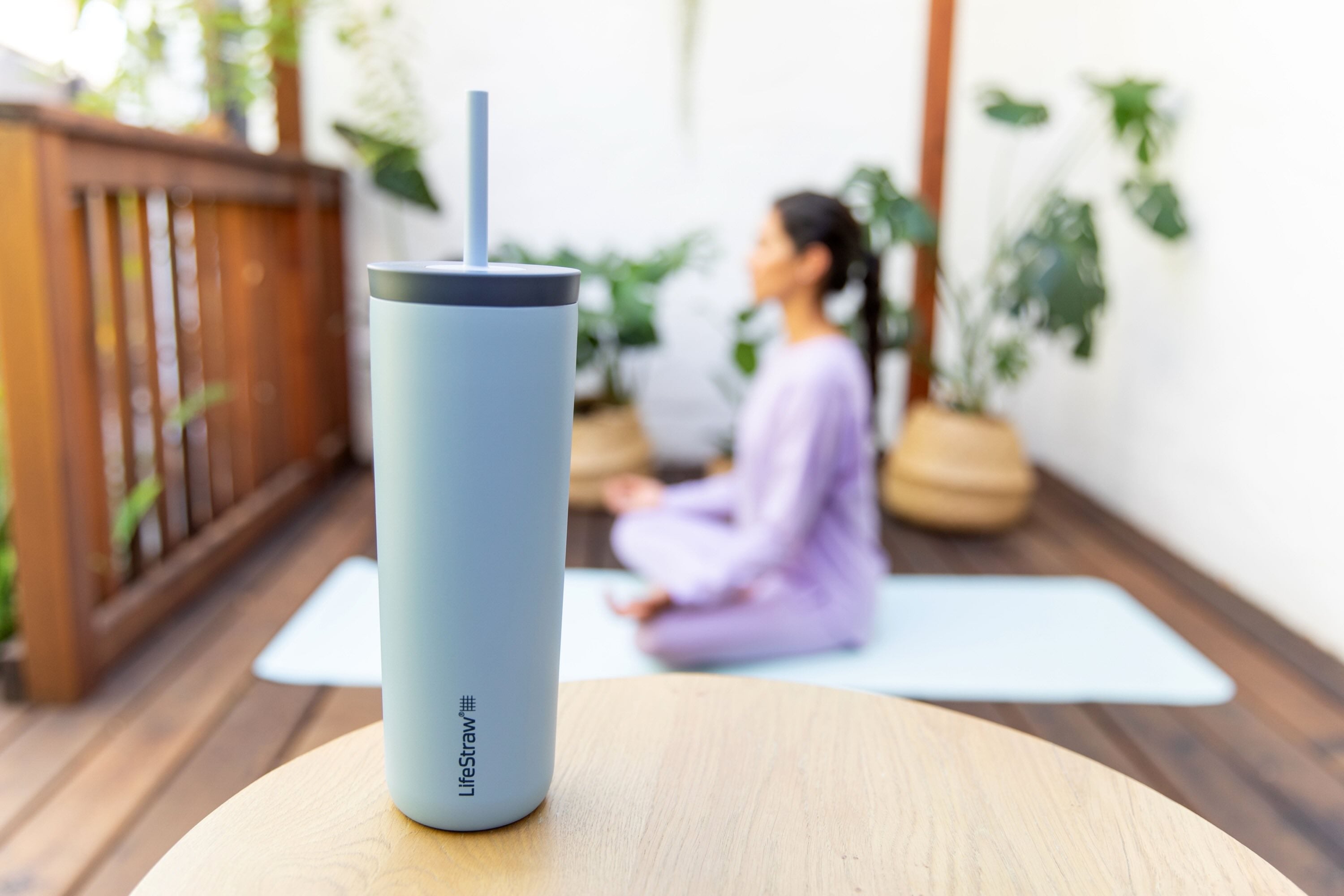 LifeStraw Go Steel Tumbler 500ml (cactus green)