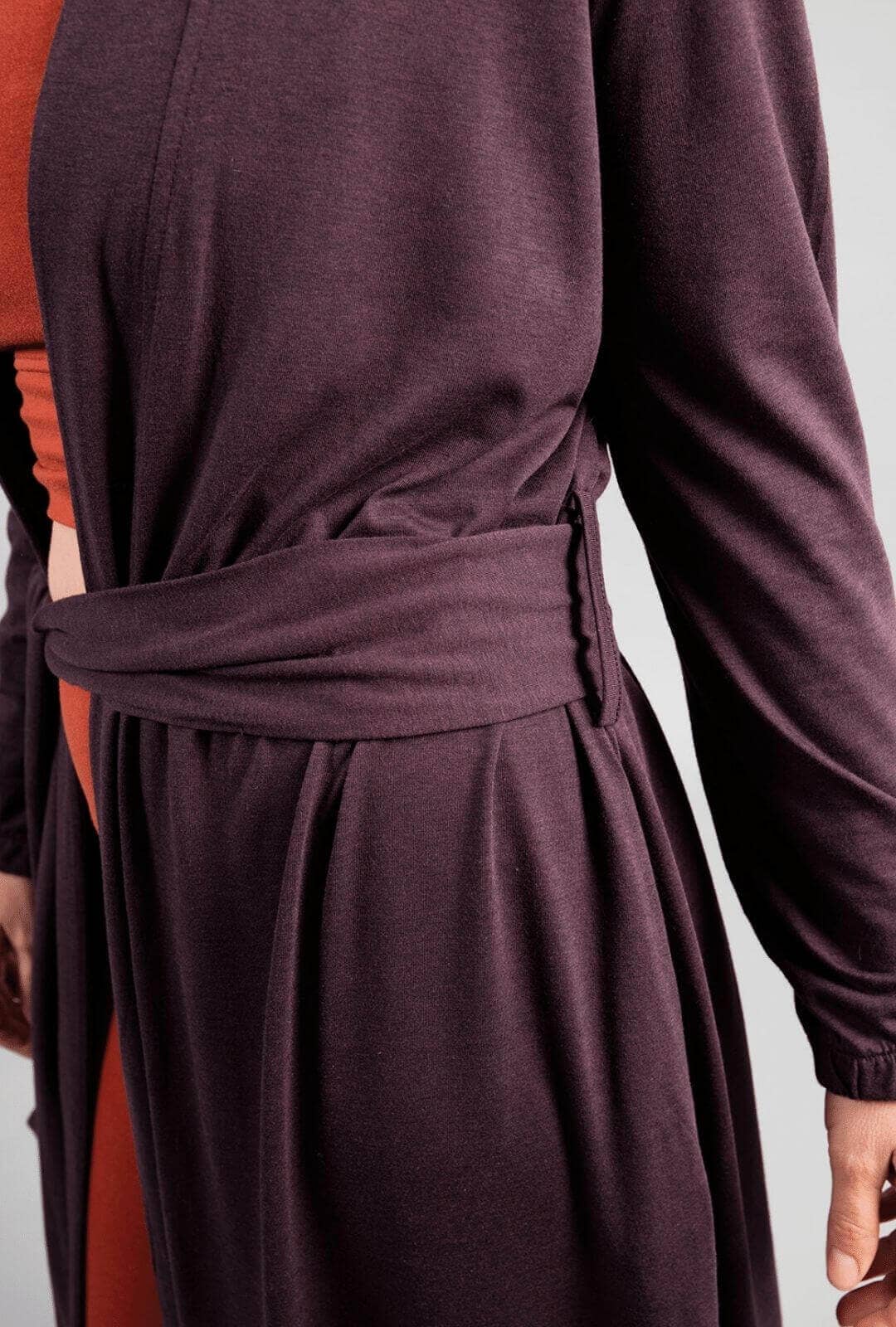 Mizar Kimono — Bamboo & Organic Cotton Lightweight Yoga Kimono with Long Double Belt