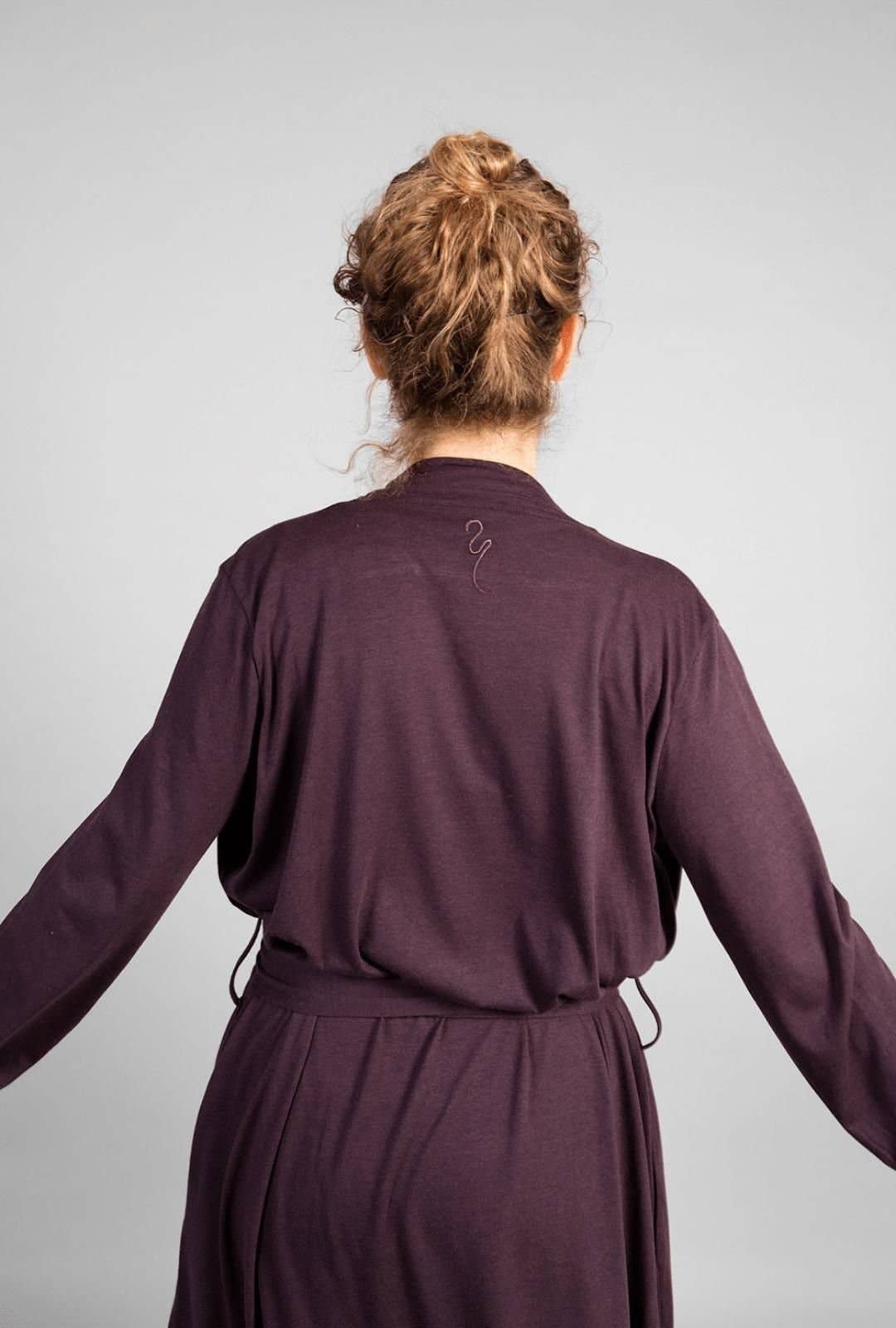Mizar Kimono — Bamboo & Organic Cotton Lightweight Yoga Kimono with Long Double Belt