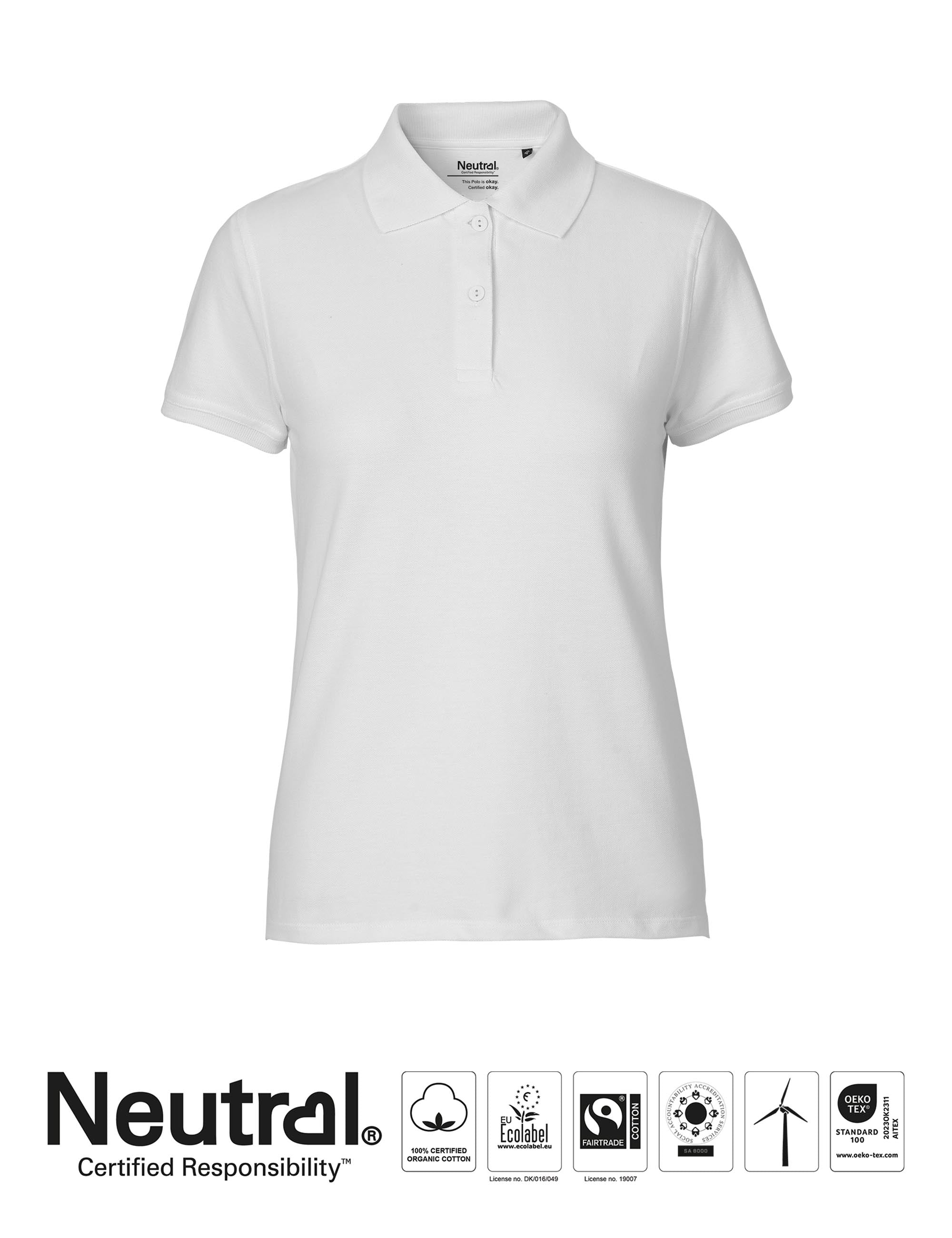 Ladies Classic Polo - White