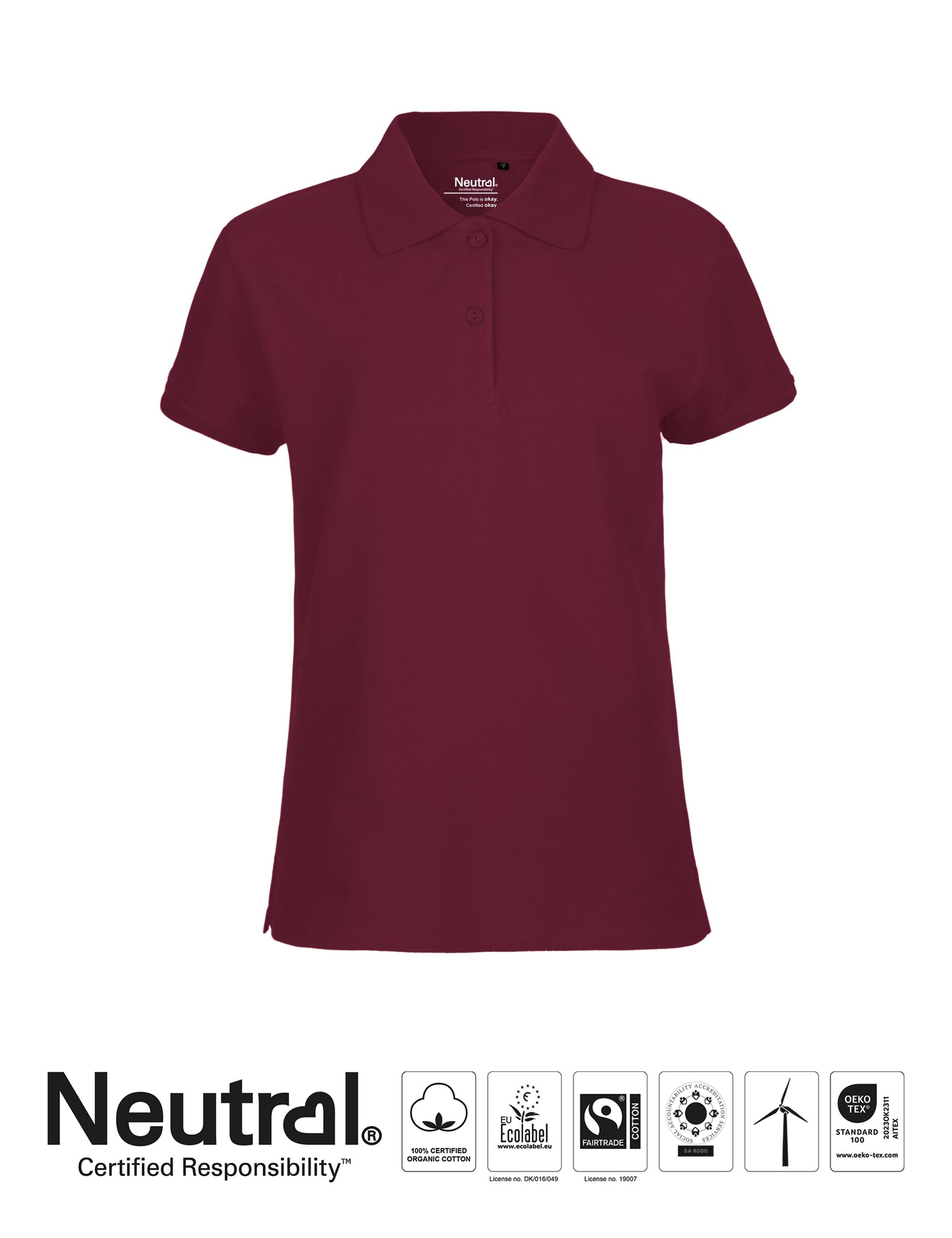 Ladies Classic Polo - Bordeaux