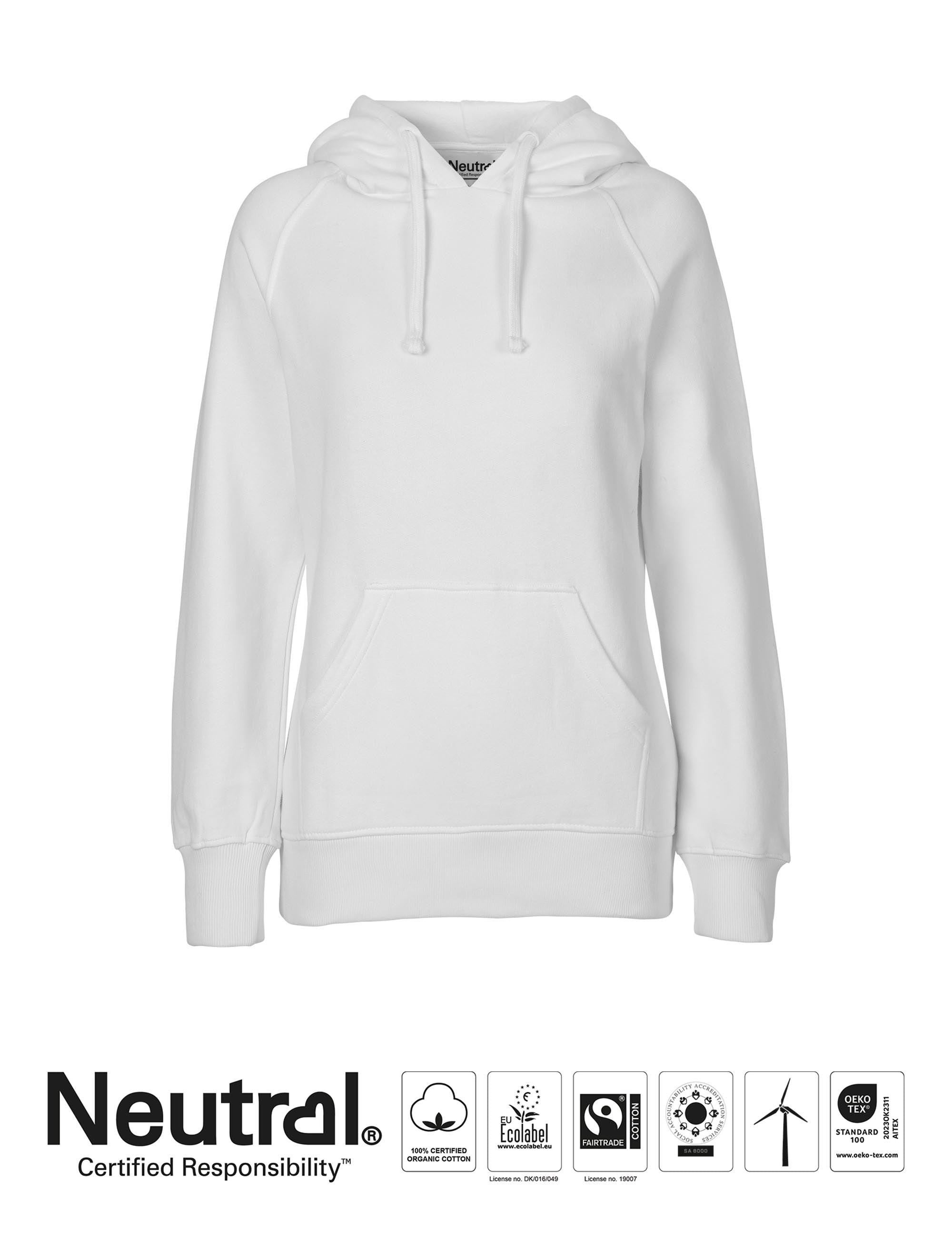 Ladies Hoodie - White