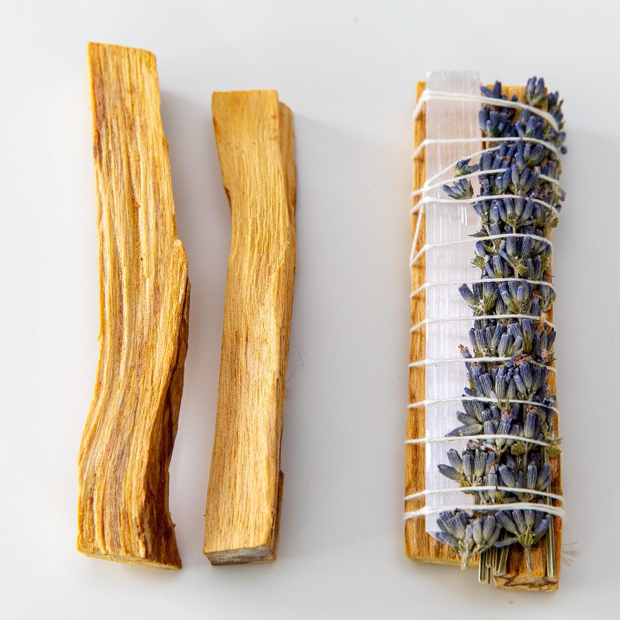 Palo Santo räuchern | Starter-Set für Yoga & Meditation | mit Räucherschale