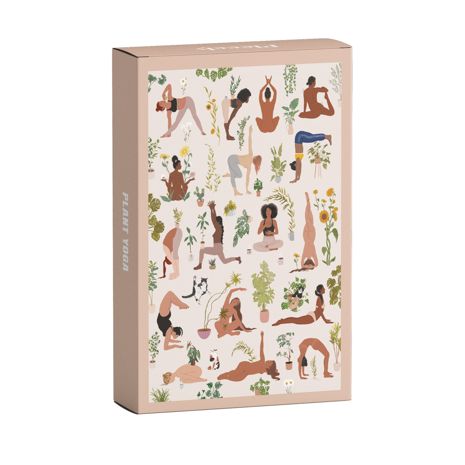 Piecely Plant Yoga Minipuzzle, 99 Teile