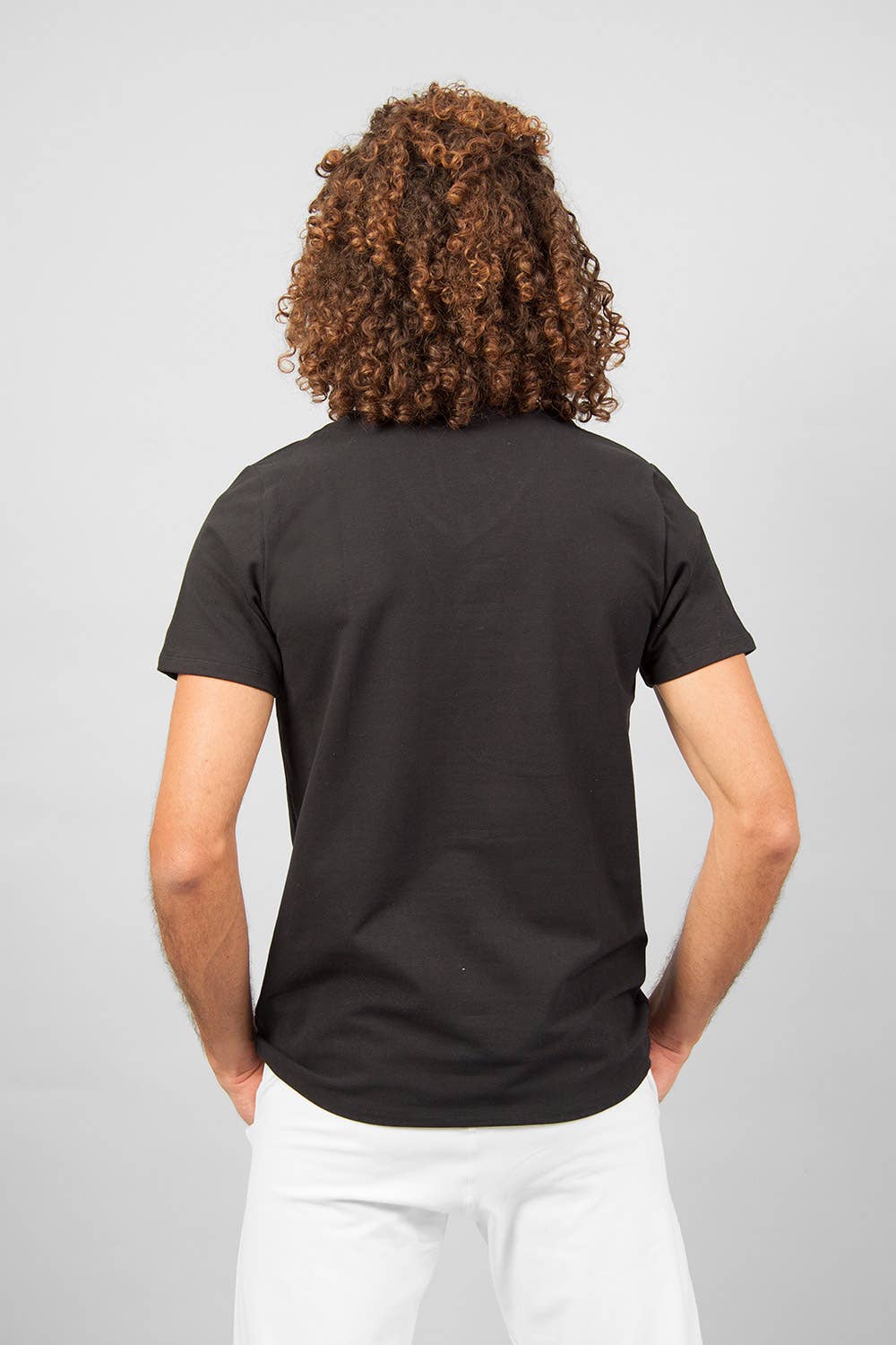 Sadhak Men's Yoga T-shirt — Close-Fit Organic Cotton Yoga T-shirt with V-neck