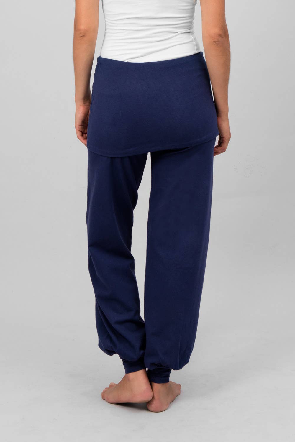 Sohang Yoga Pants — 2-in-1 Organic Cotton Pants with Integrated Skirt