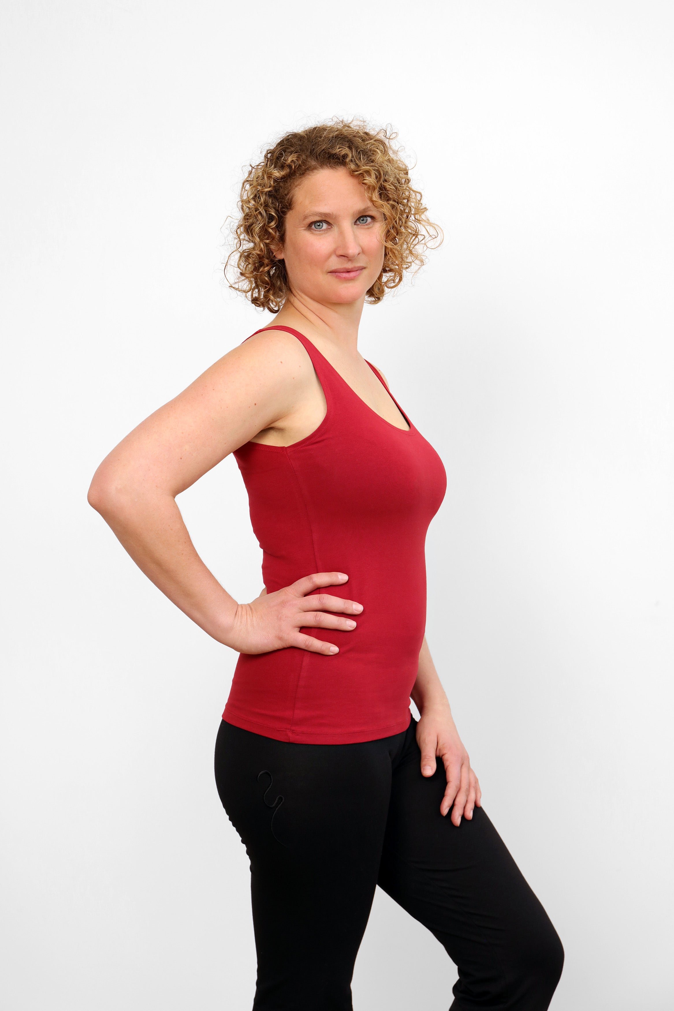 Sohang Yoga Top — Close-Fit Organic Cotton Longline Top