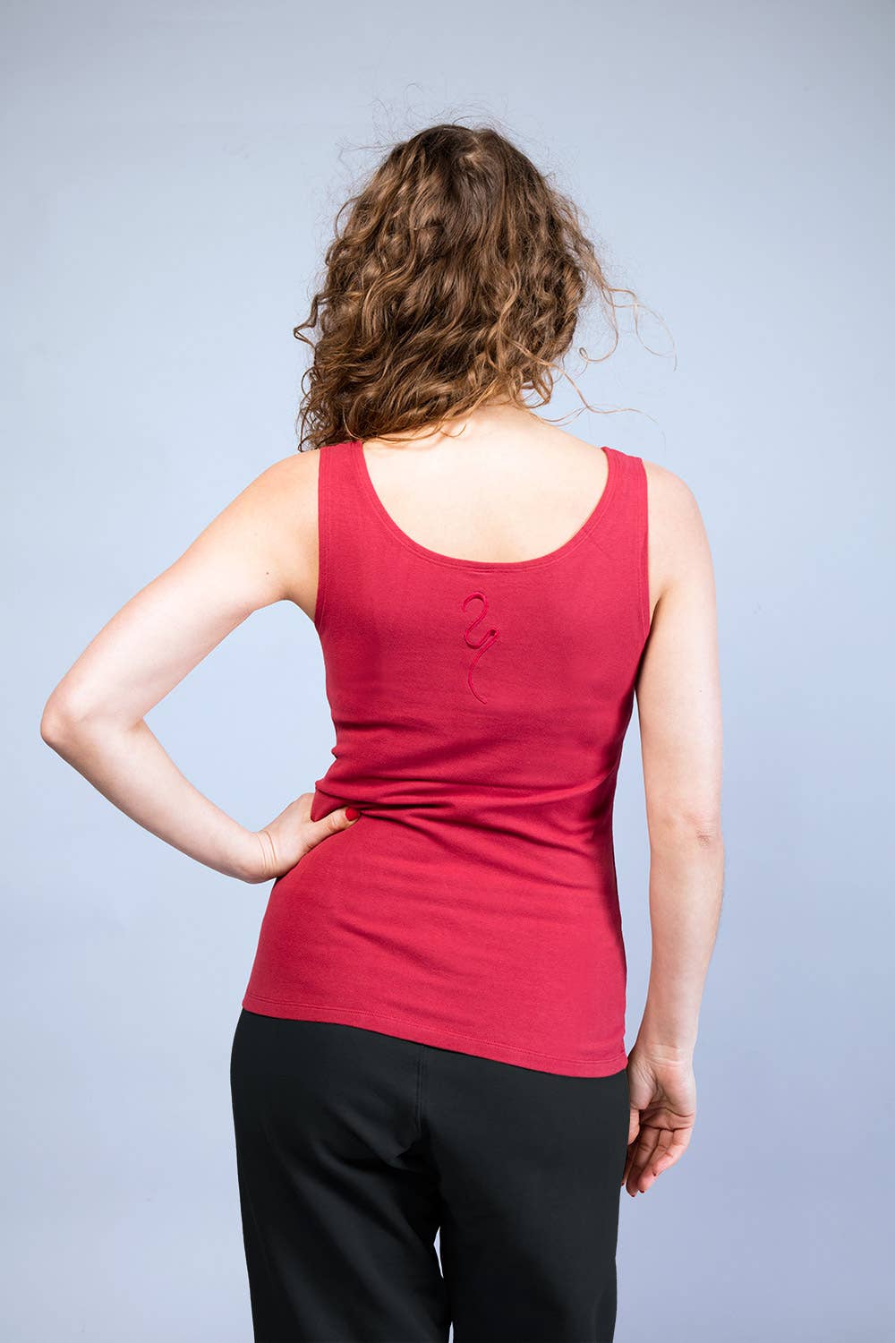 Sohang Yoga Top — Close-Fit Organic Cotton Longline Top