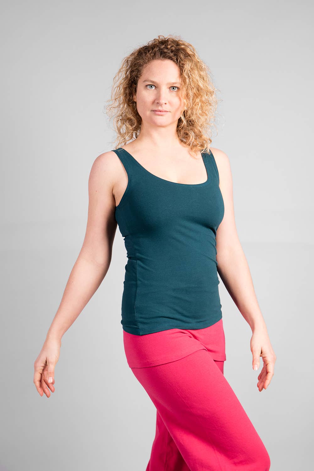 Sohang Yoga Top — Close-Fit Organic Cotton Longline Top