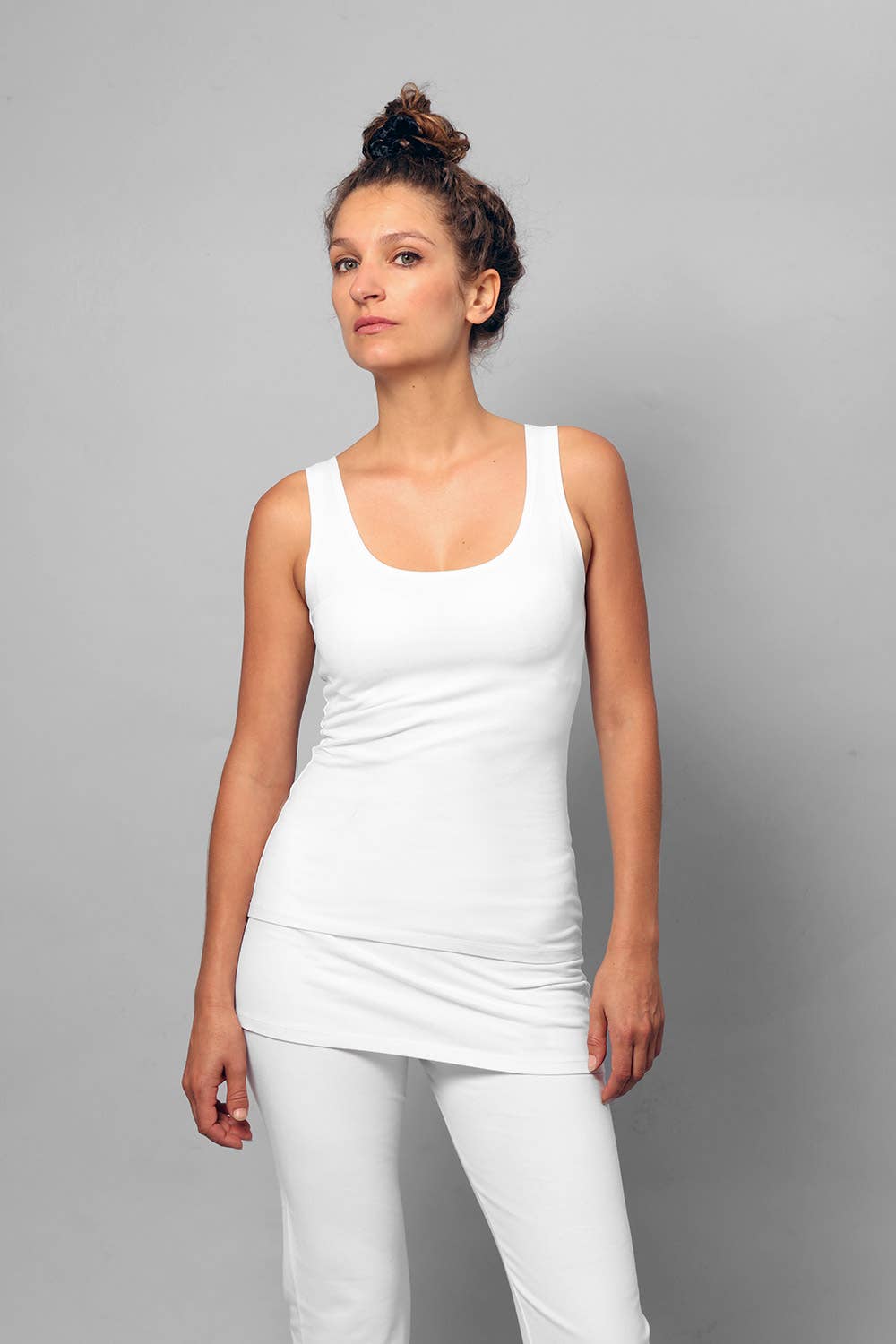Sohang Yoga Top — Close-Fit Organic Cotton Longline Top
