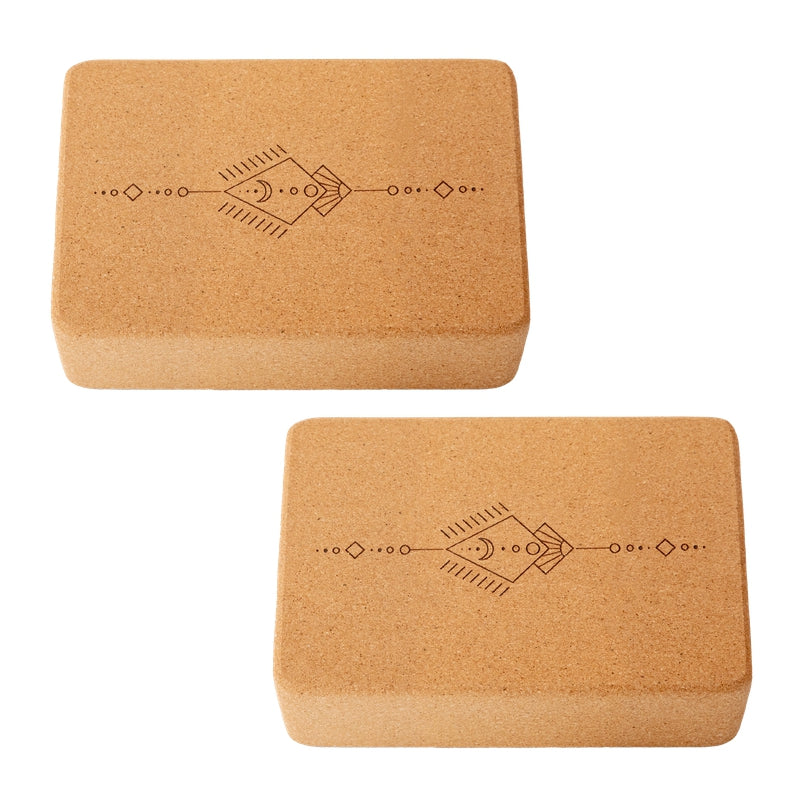 Yoga Block aus portugiesischem Kork in vielen Designs