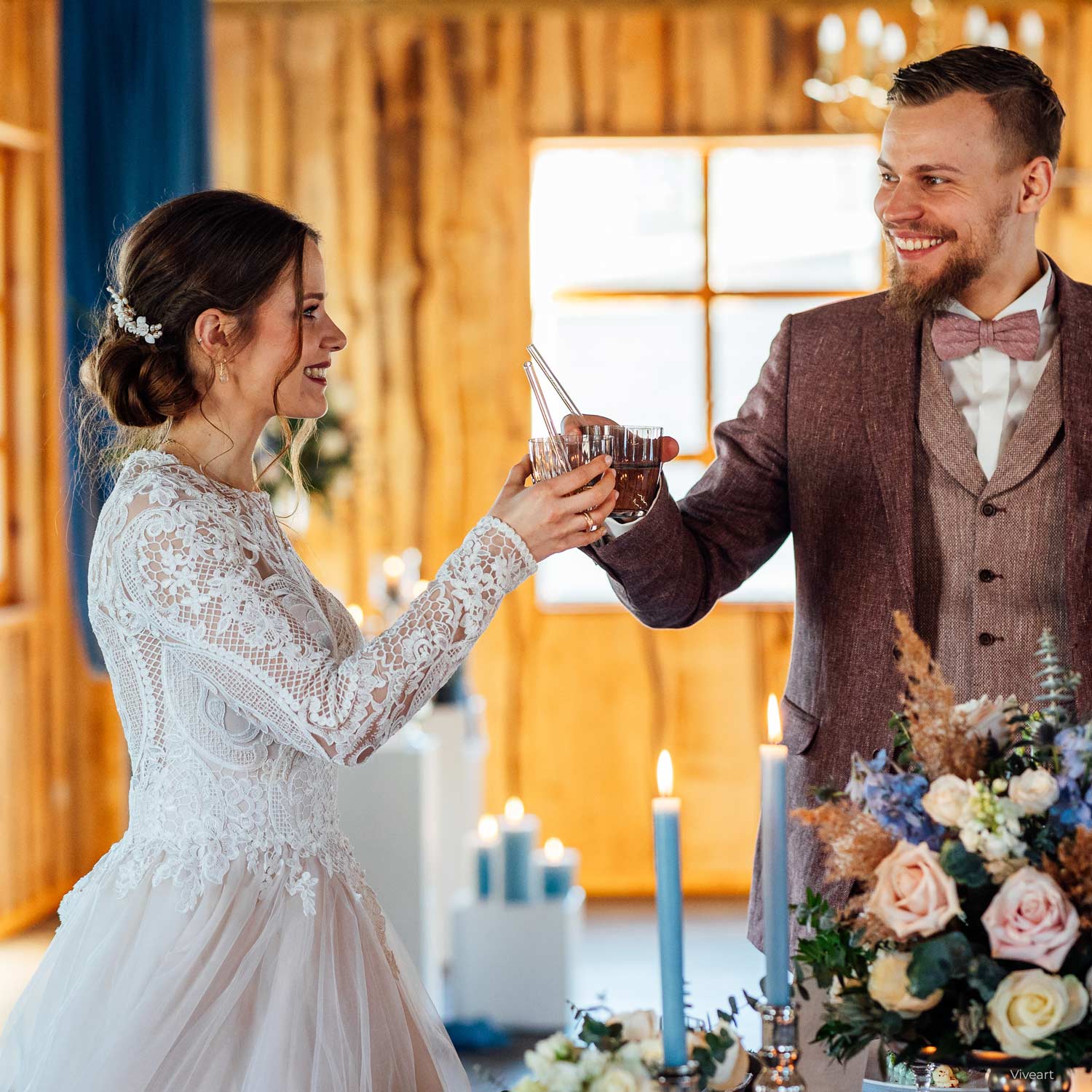 Hochzeit Gastgeschenk gravierte Glasstrohhalme mit 50 individuellen Gast Namen